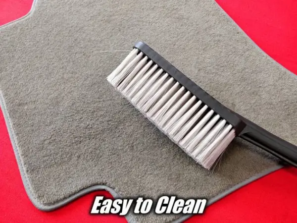 velour mats easy to clean