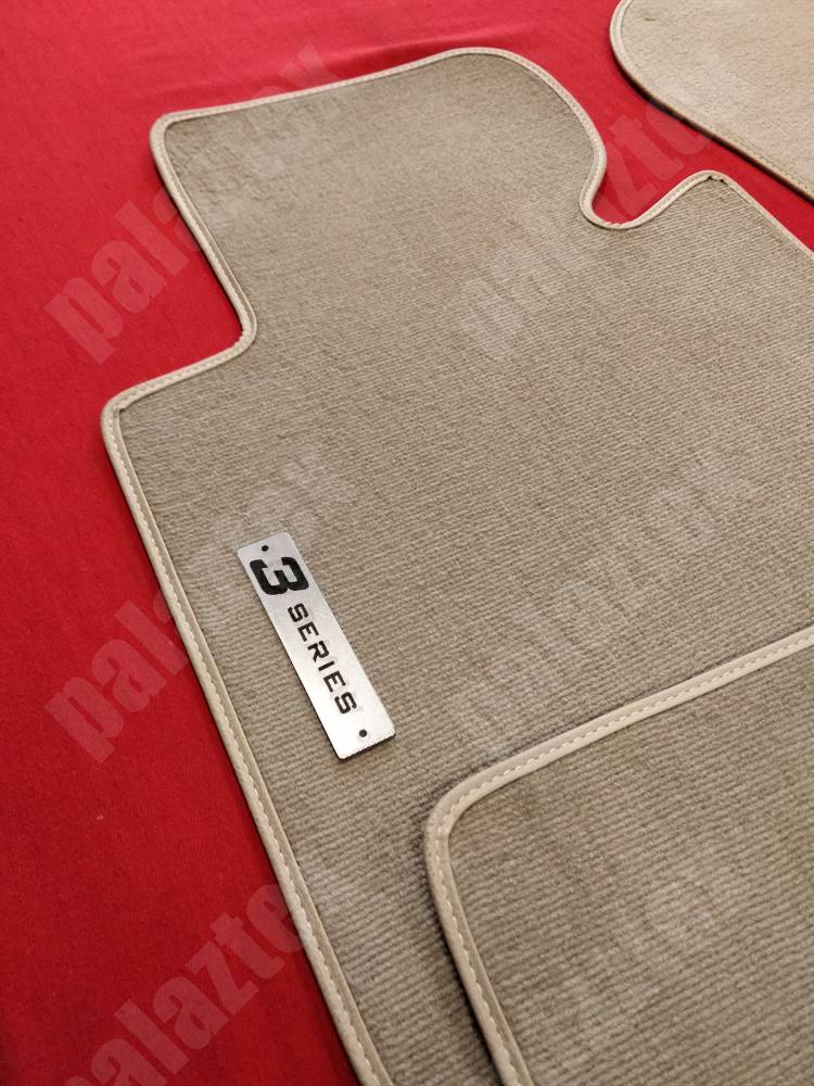 Matwise Black Velour Carpet Mats 4pc Set For BMW 3-Series E36 (1990-1999) – OEM Quality