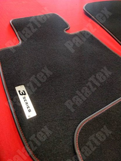 bmw e93 black carpet velour floor mats with m sport