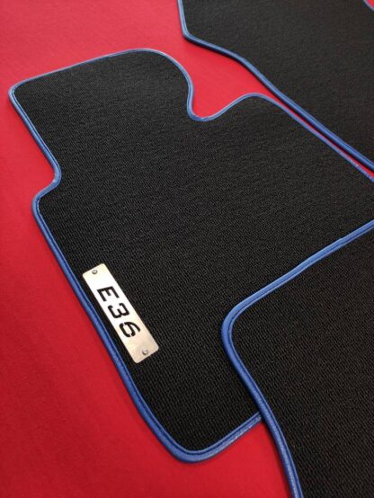 bmw e36 convertible carpet floor mats with logo