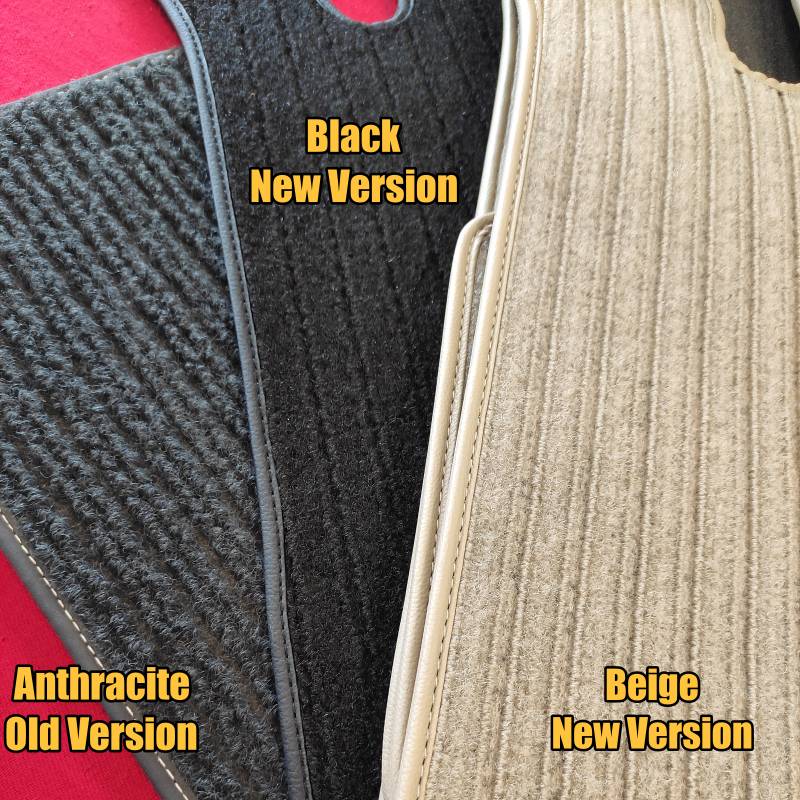 mercedes ribbed floor mats options