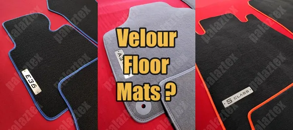 Velour car deals mats