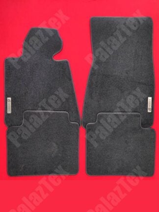 Velour BMW E24 Floor Mats - 20+ Colors & Chrome Logo