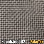 gray houndstooth automotive upholstery seat fabric