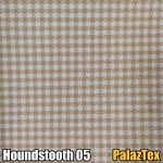 beige houndstooth automotive upholstery seat fabric