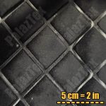 suede black square patterned quilted automotive upholstery fabric