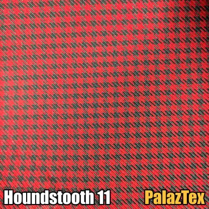 red houndstooth automotive upholstery seat fabric