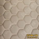sandy honeycomb seamless quilted automotive upholstery vinyl leather