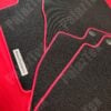 maserati gran turismo red edged carpet set