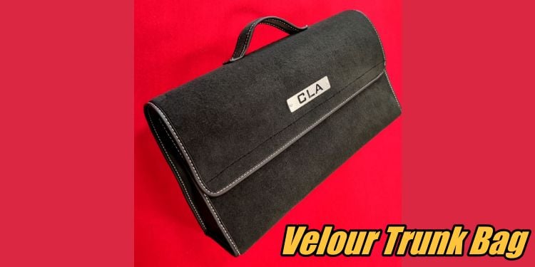 velour trunk bag