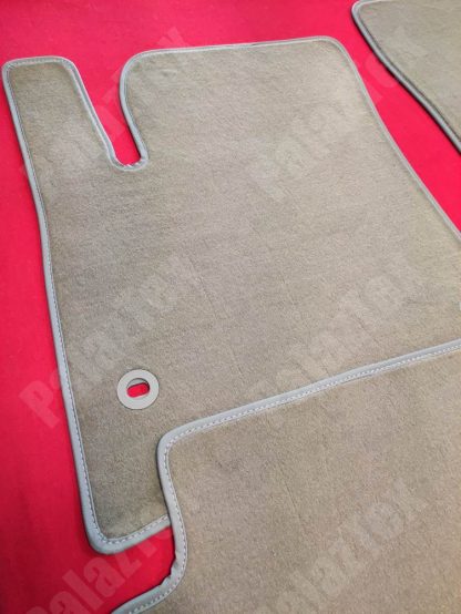 gray vw touareg carpet floor mat with logo
