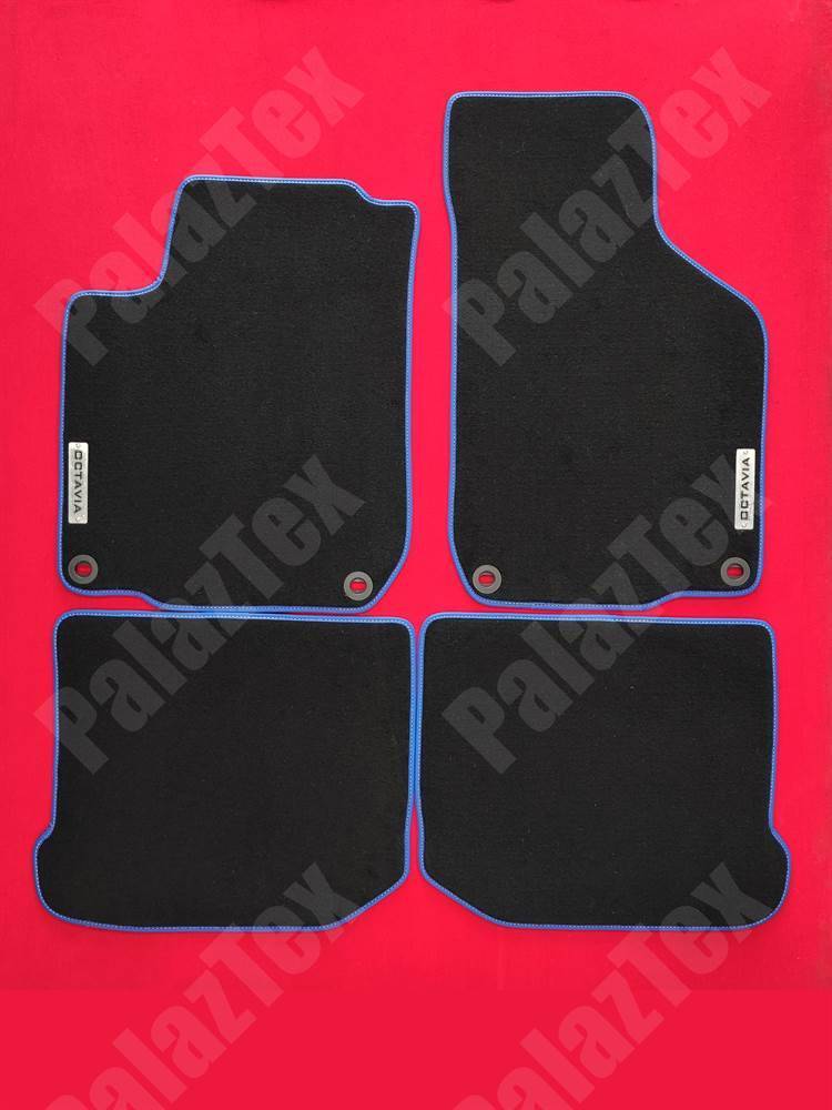 FSW - Tailored Mats - Fits Skoda Octavia 2004-2008, 2 Clips - Black
