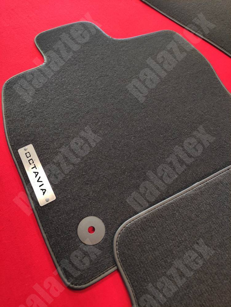 thumbnail image 2 of Skoda Octavia 5E 2013-2019 Luxury Tailored Car Mats - Black Vinyl Full Set 2 of 4