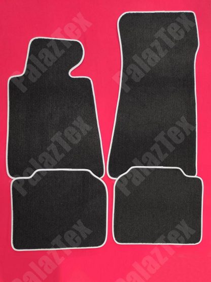 for bmw 7 series e32 black ribbed car mats