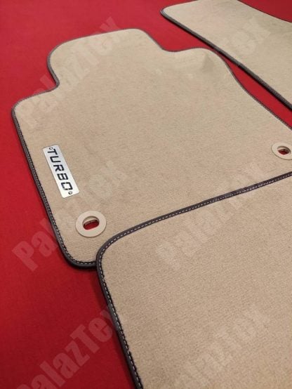 vw jetta beige carpet mats with logo