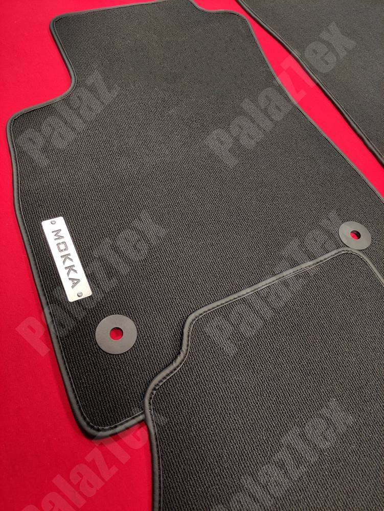 Lengenfelder Original Rubber Floor Mats For Opel Combo E (Black) - Made In Germany