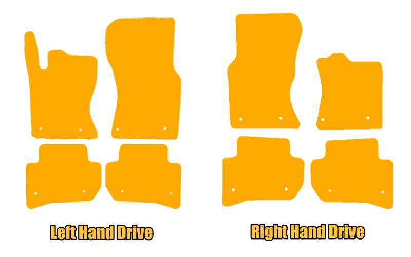 Range Rover Mat Color Range Rover Velar Velour Carpet Floor Mats 2017-2024