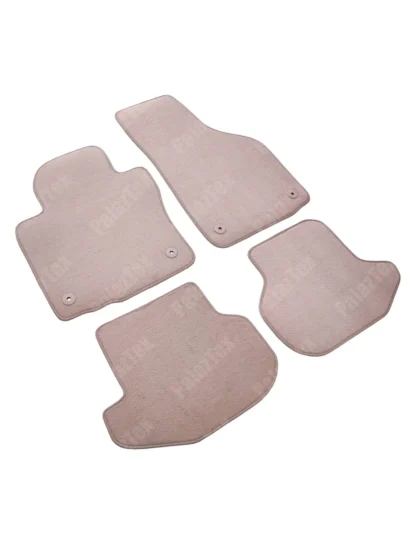 volkswagen eos beige velour floor mat set
