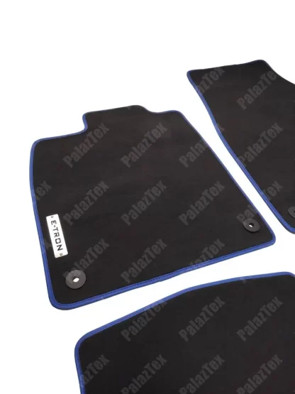 audi e-tron gt carpet floor mats with e-tron logo