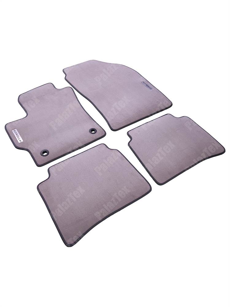 thumbnail image 2 of Black Velour Car Floor Mat Set For Toyota Corolla 2007-2012 – Waterproof, Anti-Slip – 4 Pieces 2 of 5