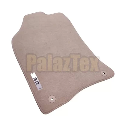 audi 80 beige carpet mats with logo
