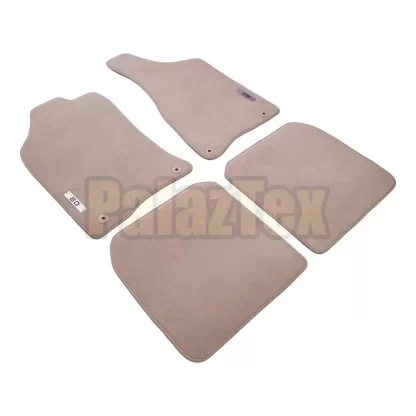 audi 80 beige velour car floor mats