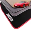 ferrari f430 custom velour floor mats