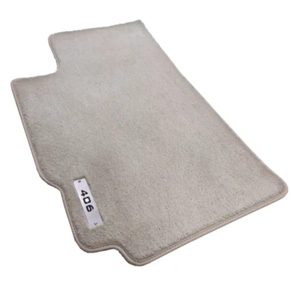 peugeot 406 beige carpet mats with logo