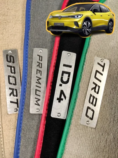 volkswagen id4 custom velour car mats