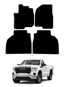 gmc sierra 2019-2026 floor mat pattern