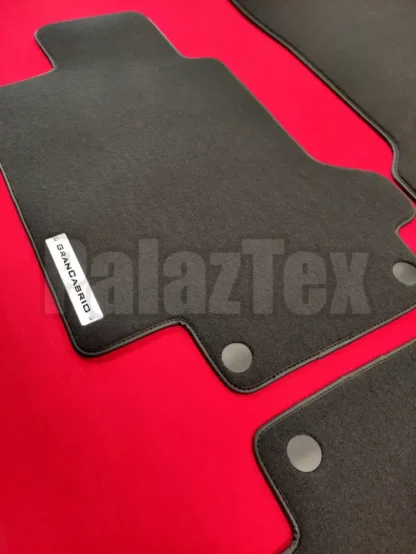 maserati grancabrio carpet floor mats with logo
