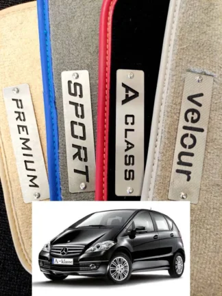 mercedes a class w169 2004-2012 velour floor mats