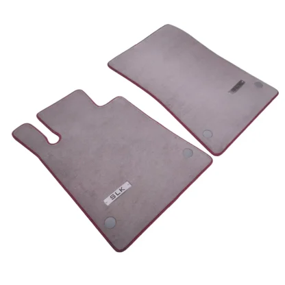 mercedes slk 350 2011-2020 gray carpet floor mats