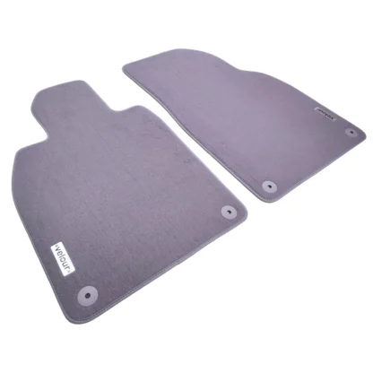 porsche cayman 981 2013-2016 gray velour car mats