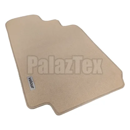 bmw e10 beige carpet mat with velour emblem