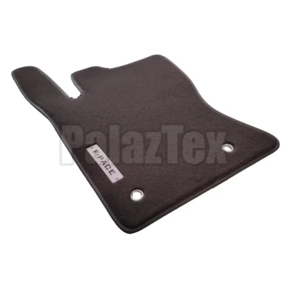 brown jaguar f-pace carpet floor mat with f-pace metal logo