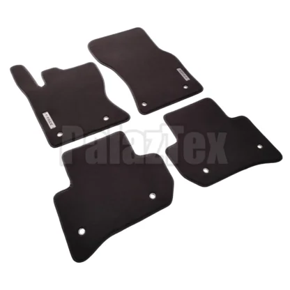 jaguar f-pace brown 4 piece velour floor mats