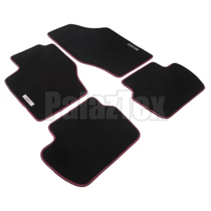 custom fit 4 pieces velour floor mats for peugeot 307