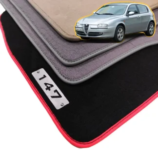 alfa romeo 147 velour custom car floor mats