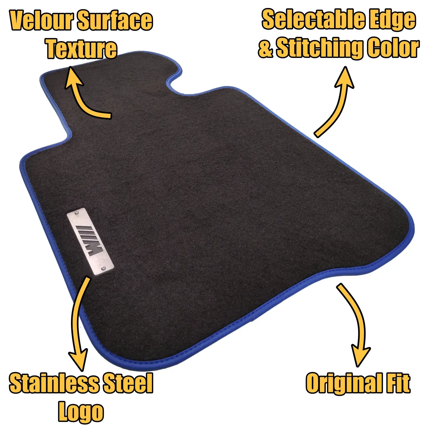 bmw 4 series f32 coupe f33 convertible f36 gran coupe velour floor mats features