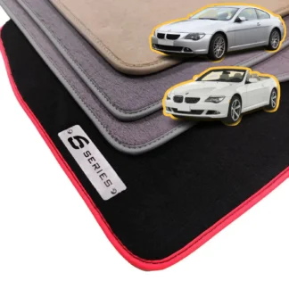 bmw 6 series e63 coupe e64 convertible velour floor mats