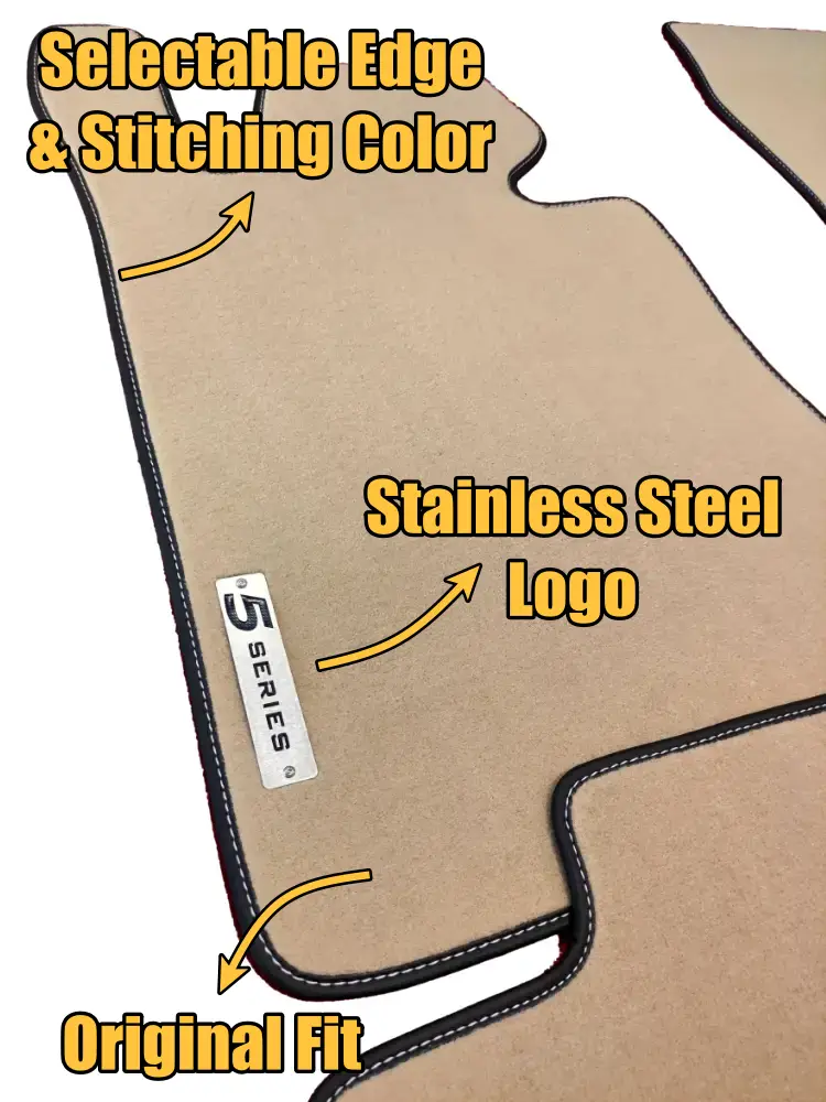 bmw e28 velour floor mat features
