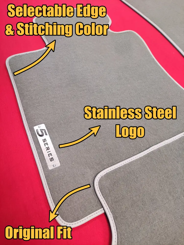 features of velour bmw e60 floor mats