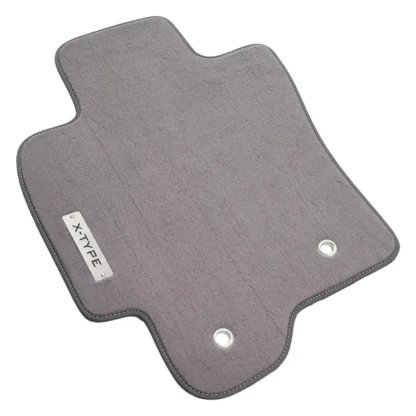 jaguar x-type grey carpet floor mat with x-type metal logo