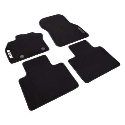 renault zoe velour floor mat set, 4 pieces