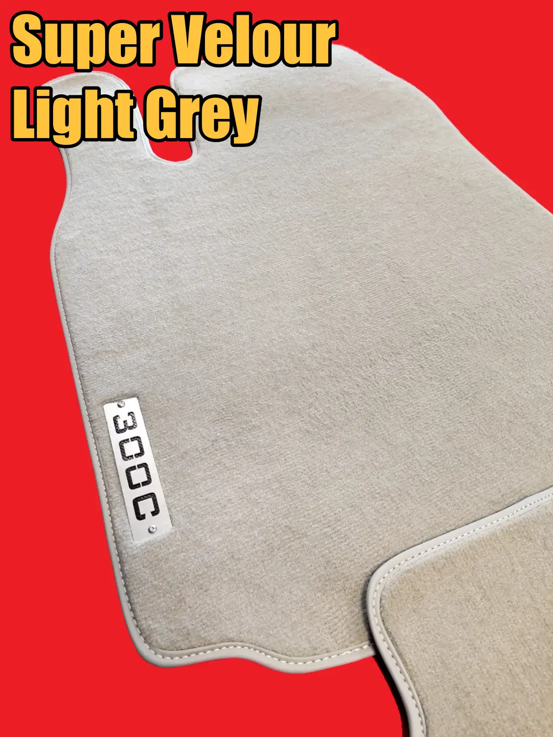 super velur light grey