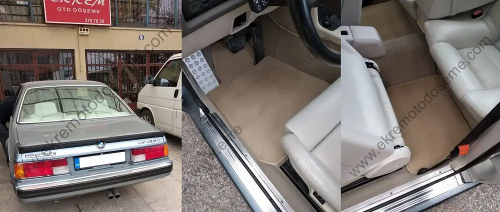 bmw e24 floor mats application