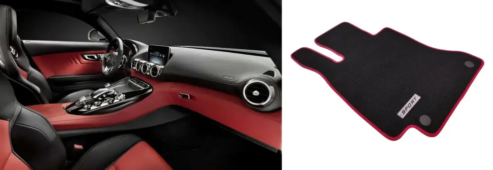 mercedes amg gt floor mats idea