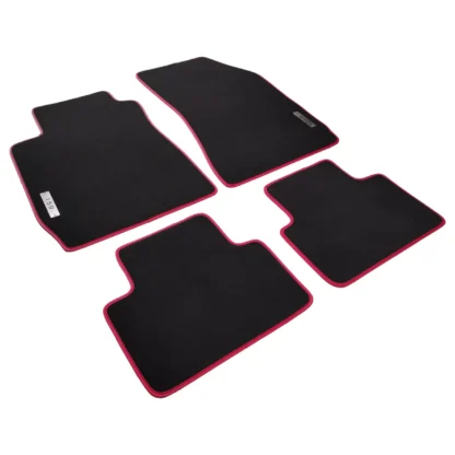 alfa romeo 159 black red edge velour mats