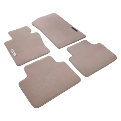 bmw x3 e83 2004-2010 beige velour floor mats